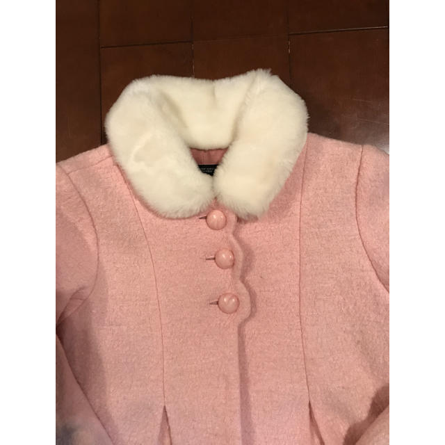 BeBe(ベベ)の美品✨BEBE コート （ピンク）130 キッズ/ベビー/マタニティのキッズ服女の子用(90cm~)(コート)の商品写真