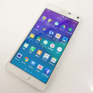 サムスン(SAMSUNG)のギャラクシー Galaxy Note 4【SIMフリー】4G LTE対応 ★(携帯電話本体)