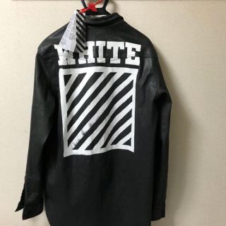 オフホワイト(OFF-WHITE)の正規品 off-white denim jacket black L タグ付(Gジャン/デニムジャケット)