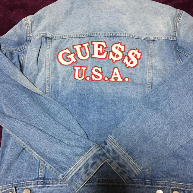 GUESS(ゲス)のGuess asap コラボ デニムジャケット メンズのジャケット/アウター(Gジャン/デニムジャケット)の商品写真