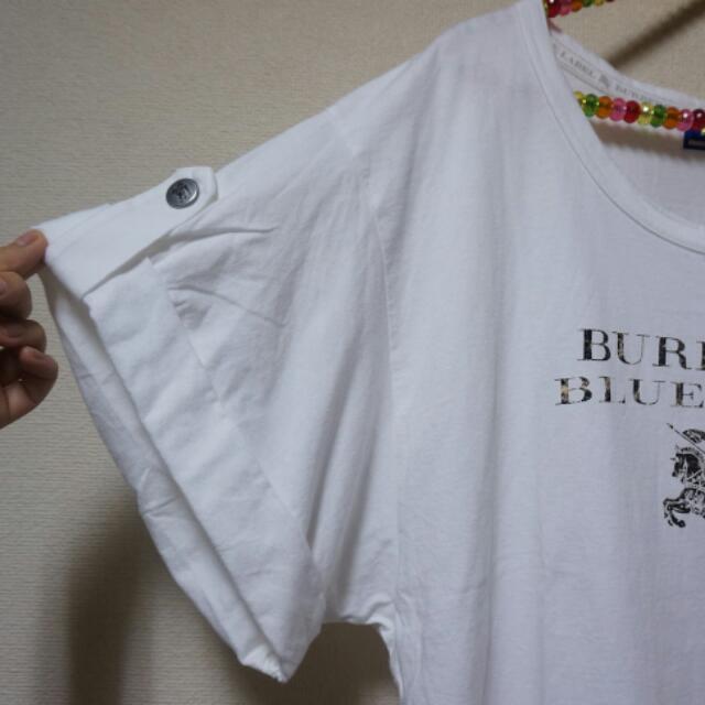 BURBERRY(バーバリー)の美品☆ｻﾞｯｸﾘ Tｼｬﾂ(*^^*) レディースのトップス(Tシャツ(長袖/七分))の商品写真