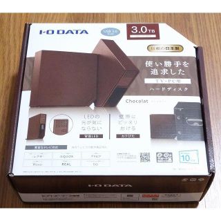 アイオーデータ(IODATA)の[新品] IO DATA 3TB 外付けハードディスク HDEL-UT3BRB(PC周辺機器)