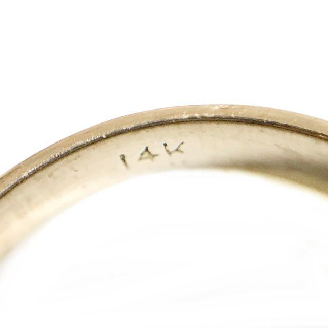 美品 14K イエロー ゴールド オニキス リング 12号 鑑定済み DS109 メンズのアクセサリー(リング(指輪))の商品写真