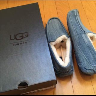 アグ(UGG)のSakura45様専用 Ugg デニム アスコット ロンハーマン (スリッポン/モカシン)