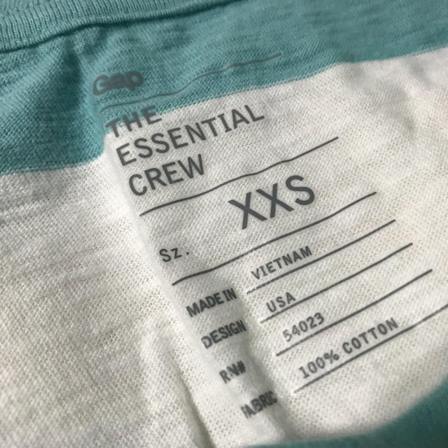 GAP(ギャップ)のGAP 長袖 カットソー 2枚セット ロンT XXS ミントグリーン レディースのトップス(Tシャツ(長袖/七分))の商品写真
