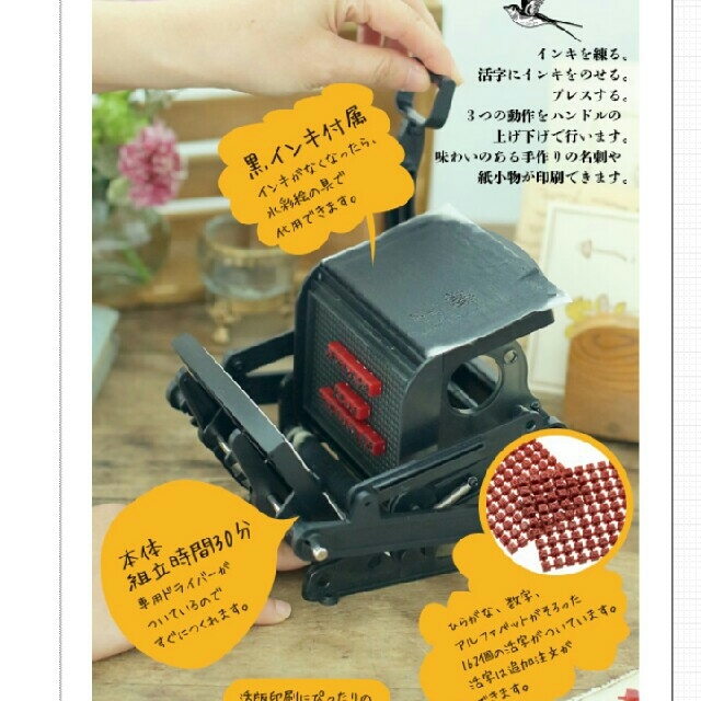 値下げ【新品未開封】大人の科学マガジン 小さな活版印刷機 エンタメ/ホビーのおもちゃ/ぬいぐるみ(模型/プラモデル)の商品写真