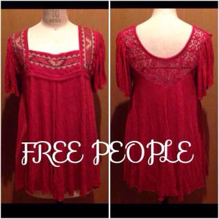 フリーピープル(Free People)の新品タグ付きフリーピープル刺繍チュニック(チュニック)