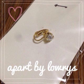 アパートバイローリーズ(apart by lowrys)のapart by lowrys＊イヤカフ(イヤリング)