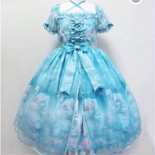 アンジェリックプリティー(Angelic Pretty)の❗️きゅあほわいと様専用❗️AngelicPretty Milky Swan(ひざ丈ワンピース)