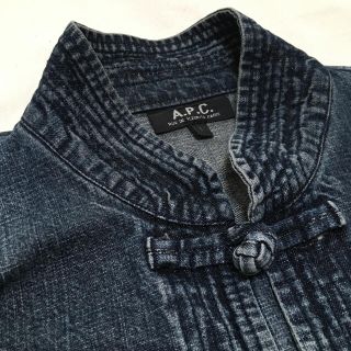 新品　A.P.C アーペーセー　デニムシャツワンピース　シャツジャケット