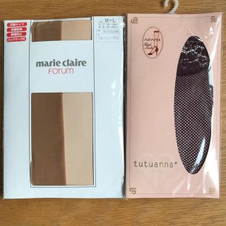 マリクレール(Marie Claire)のmarie claire☆ストッキング&tutuanna＊ハイソックス(タイツ/ストッキング)