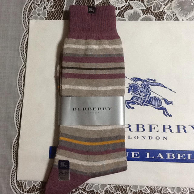 BURBERRY(バーバリー)の新品未使用 バーバリー  トミー 靴下 2点セット メンズのレッグウェア(ソックス)の商品写真