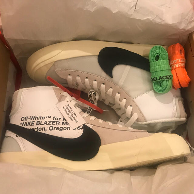 売れ筋新商品 NIKE - NIKE x 28 US10 BLAZER Ten The OFF-WHITE スニーカー 売れ筋新商品 NIKE - NIKE x 28 US10 BLAZER Ten The OFF-WHITE スニーカー