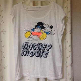 ローリーズファーム(LOWRYS FARM)のミッキーTシャツ(Tシャツ(半袖/袖なし))