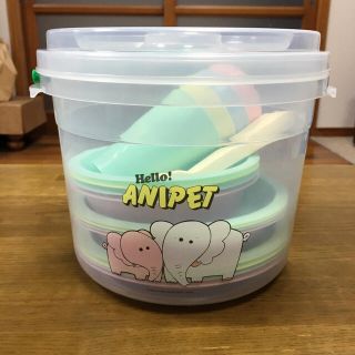 新品未使用  ピクニックバケツ  食器セット  昭和  レトロ(食器)