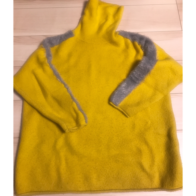 Ameri VINTAGE(アメリヴィンテージ)のameri  vintage★LINE OVER KNIT  レディースのトップス(ニット/セーター)の商品写真