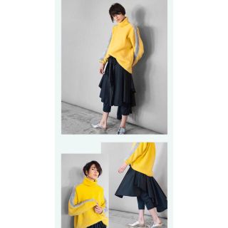 アメリヴィンテージ(Ameri VINTAGE)のameri  vintage★LINE OVER KNIT (ニット/セーター)