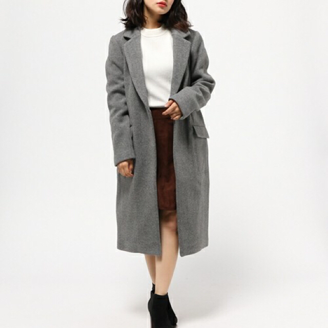 憧れ SLY WOOLコクーンTAILOR LONG COAT チェスターコート | orlandini.com