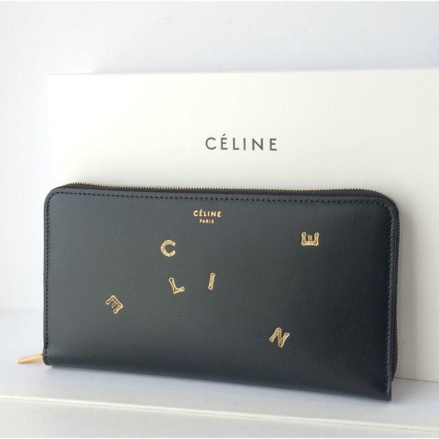 １お札入れ2018SS♪Celine 注目新作のアルファベット長財布　新品