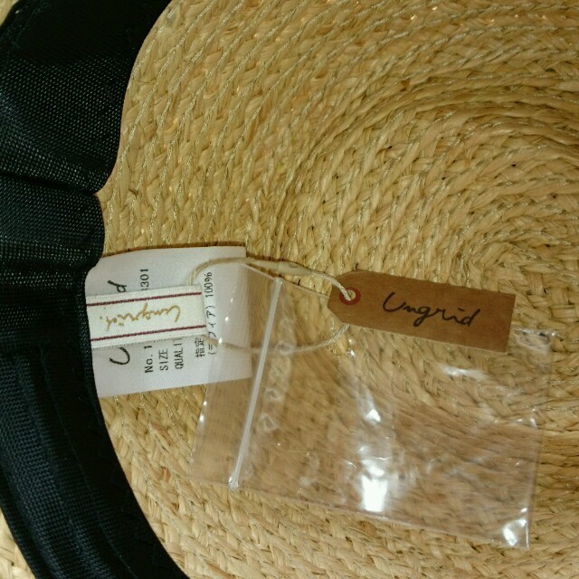 Ungrid(アングリッド)の新品タグ付き♡2014S/Sハット レディースの帽子(ハット)の商品写真