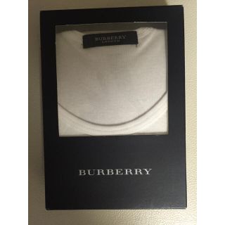 バーバリー(BURBERRY)のバーバリー メンズホワイトリブ(タンクトップ)