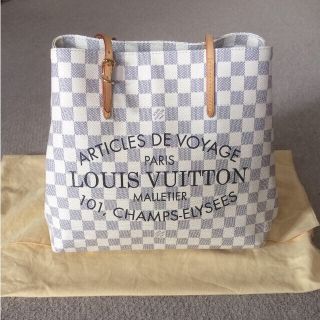 LOUIS VUITTON - ルイヴィトンダミエアズールカバMMの通販 by