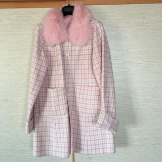 今日の超目玉】 ファー付きコート courreges - 毛皮/ファーコート