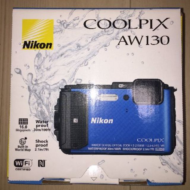 Nikon デジタル防水カメラ COOLPIX AW130 水深30m対応スマホ/家電/カメラ