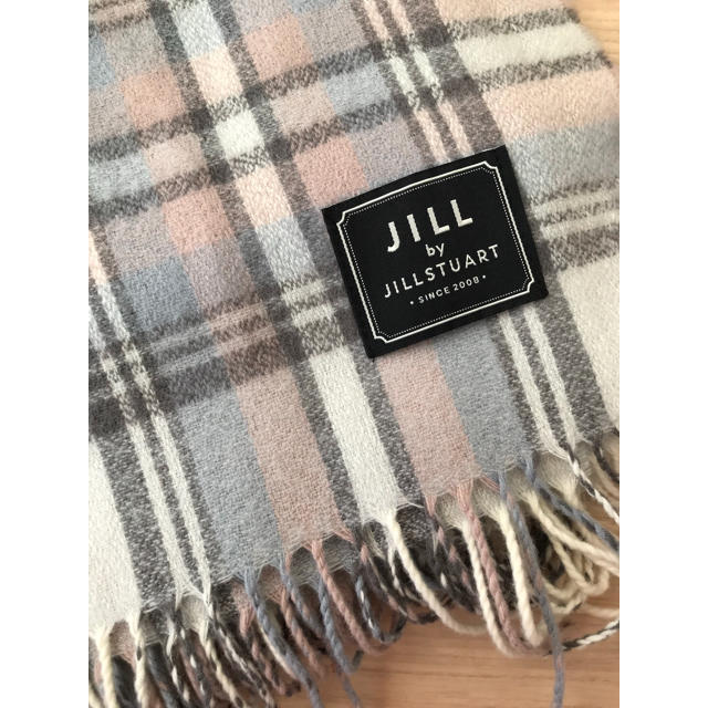 JILL by JILLSTUART(ジルバイジルスチュアート)の完売品【新品】ジルバイジルスチュアート ストール ホワイト レディースのファッション小物(マフラー/ショール)の商品写真