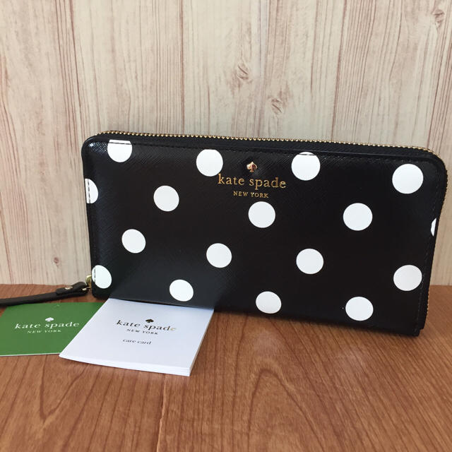 kate spade new york - 新品 ケイトスペード 長財布 ドット 水玉 cedar streetの通販 by Pinky