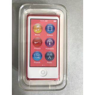 アップル(Apple)の新品未使用★iPod nano 第7世代 16GB ピンク(ポータブルプレーヤー)