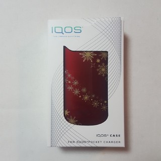 アイコス(IQOS)のアイコスケース ルビーレッド クリスマスデザイン 新品未開封 正規品(タバコグッズ)