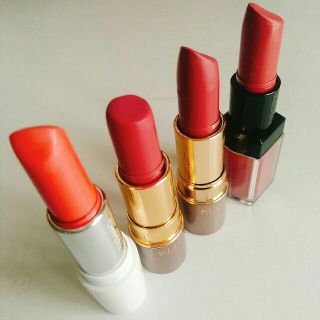 マキアージュ(MAQuillAGE)の口紅4本セット💄エリクシール・マキアージュ・ちふれ(口紅)