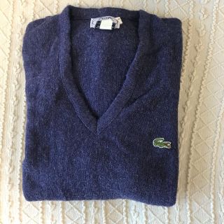 ラコステ(LACOSTE)のLACOSTE セーター 紫 パープル purple(ニット/セーター)