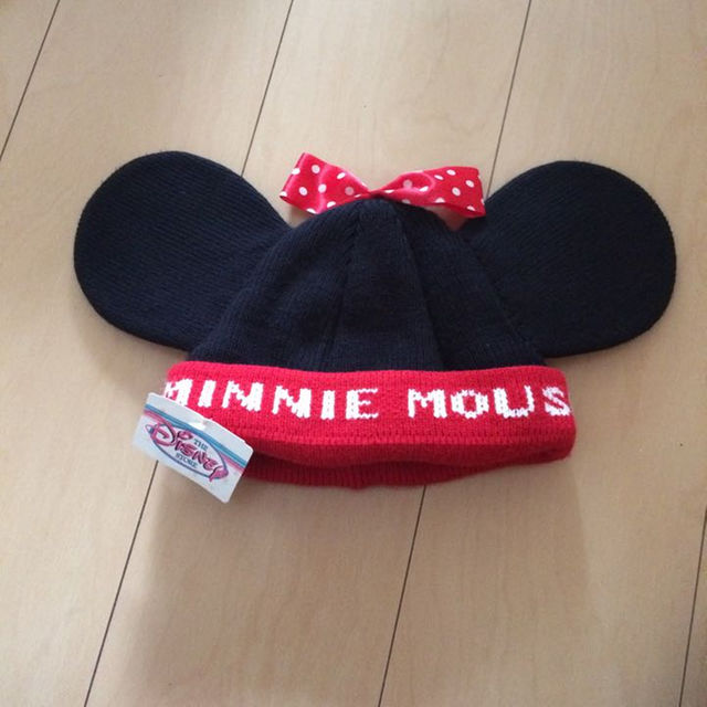 Disney(ディズニー)のMINNIE MOUSE☆ニット帽 キッズ/ベビー/マタニティのこども用ファッション小物(帽子)の商品写真