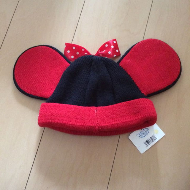 Disney(ディズニー)のMINNIE MOUSE☆ニット帽 キッズ/ベビー/マタニティのこども用ファッション小物(帽子)の商品写真