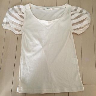 ボニカドット(bonica dot)のbonica dot パフスリーブTシャツ(Tシャツ(半袖/袖なし))