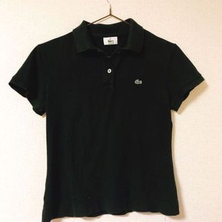 ラコステ(LACOSTE)のラコステ ポロシャツ 黒(ポロシャツ)