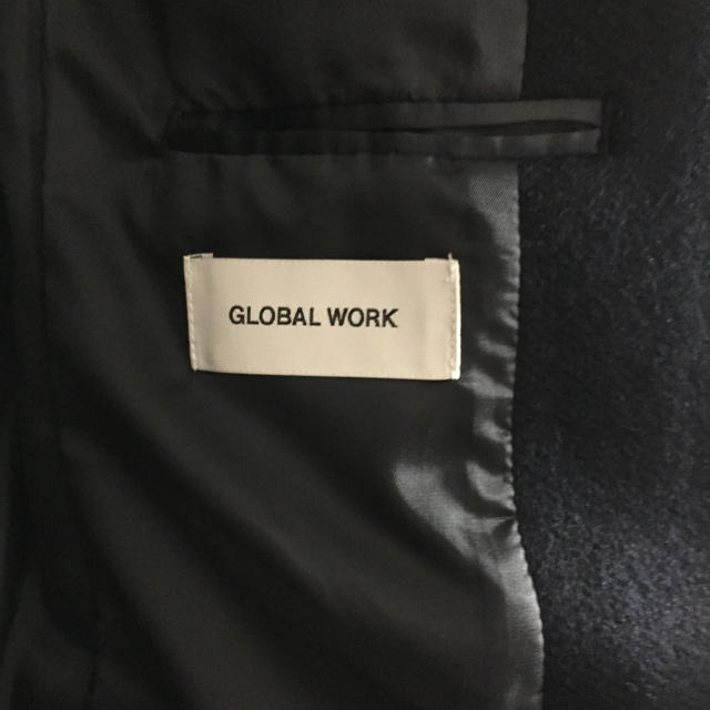 GLOBAL WORK(グローバルワーク)のグローバルワーク チェスターコート Sサイズ メンズのジャケット/アウター(チェスターコート)の商品写真