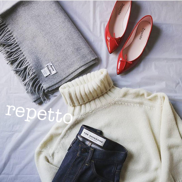 repetto(レペット)の⭐️新品未使用⭐️repetto/レペット ポインテッドトゥ フラット シューズ レディースの靴/シューズ(バレエシューズ)の商品写真