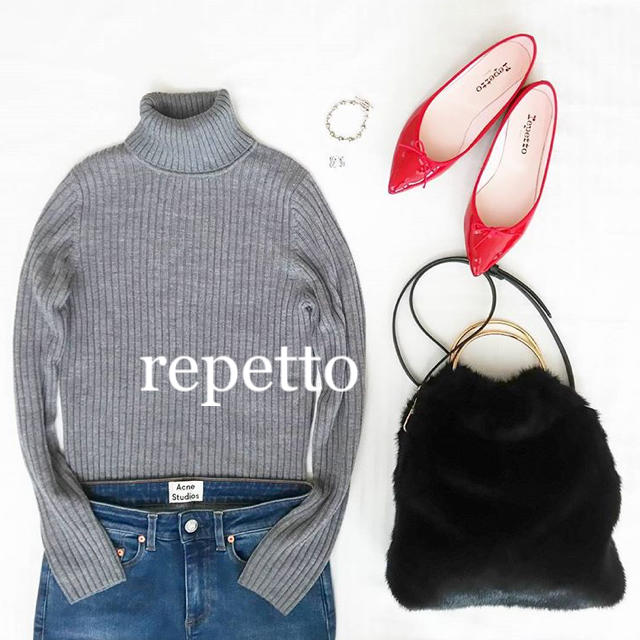 repetto(レペット)の⭐️新品未使用⭐️repetto/レペット ポインテッドトゥ フラット シューズ レディースの靴/シューズ(バレエシューズ)の商品写真