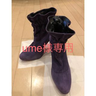 カラーノ(CARRANO)の【美品】ショートブーツ☆carrano☆スエード(ブーツ)