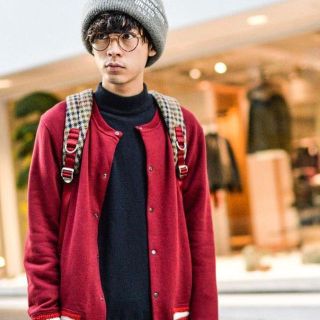 カルヴェン(CARVEN)のCARVEN ノーカラー スタジャン(ブルゾン)