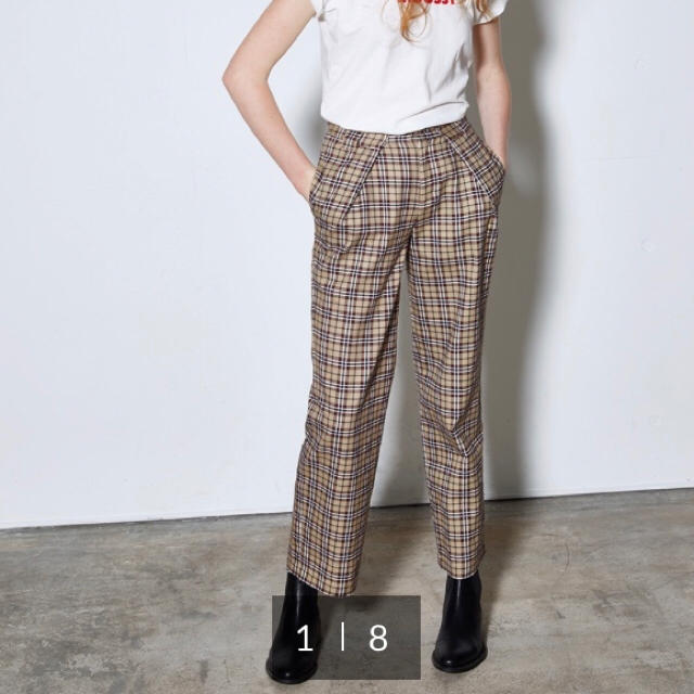 VINTAGE PLAID REMAKE パンツ