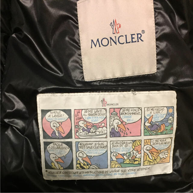 MONCLER(モンクレール)の希少 モンクレールダウンジャケット 12Aブラック  レディースのジャケット/アウター(ダウンジャケット)の商品写真