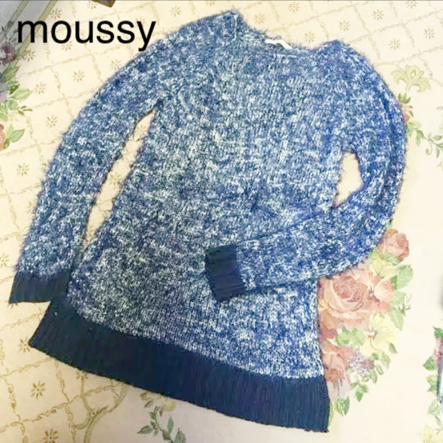 moussy(マウジー)のmoussy★ニットワンピ レディースのワンピース(ミニワンピース)の商品写真