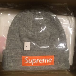 シュプリーム(Supreme)の送込 supreme new era box logo beanie grey(その他)