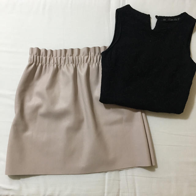 ZARA(ザラ)のZARAフェイクレザースカート♡ レディースのスカート(ミニスカート)の商品写真