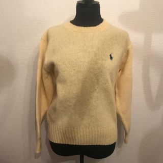 ラルフローレン(Ralph Lauren)のラルフローレン ニット 黄色 Mサイズ(ニット/セーター)