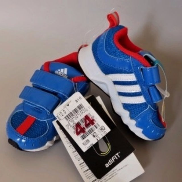 adidas(アディダス)の【adidas/アディダス】faito2CFI/Q21943/青 *12cm* キッズ/ベビー/マタニティのベビー靴/シューズ(~14cm)(スニーカー)の商品写真